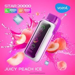VOZOL STAR 20000 jugoso hielo de durazno 06VB8405 - Vozol Precio